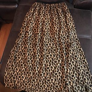 Leopard maxi skirt. Only worn a handful of times!